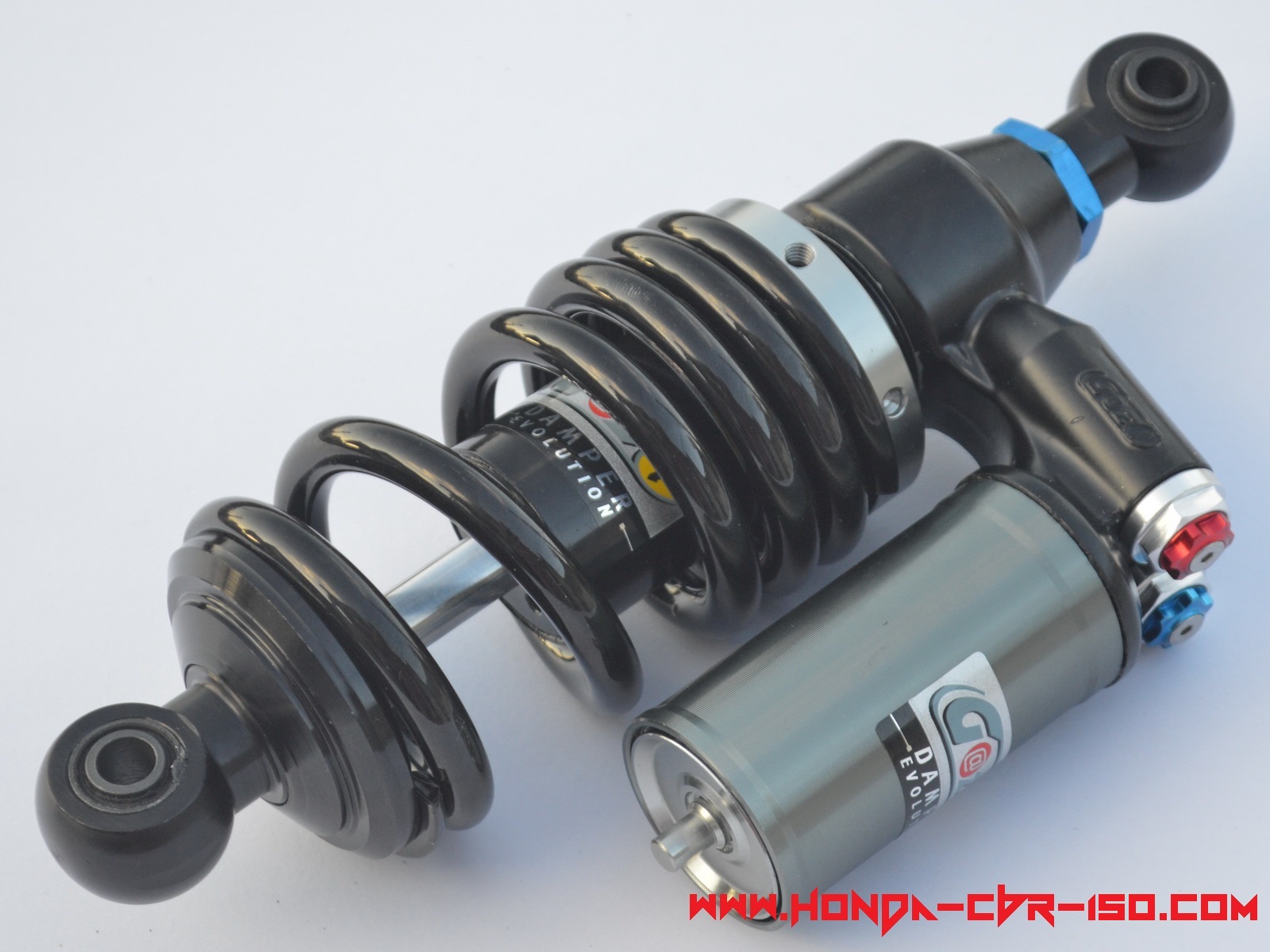 Genuine Honda CBR 150 racing adjustable YSS rear GAS shock damper aluminium case upside down