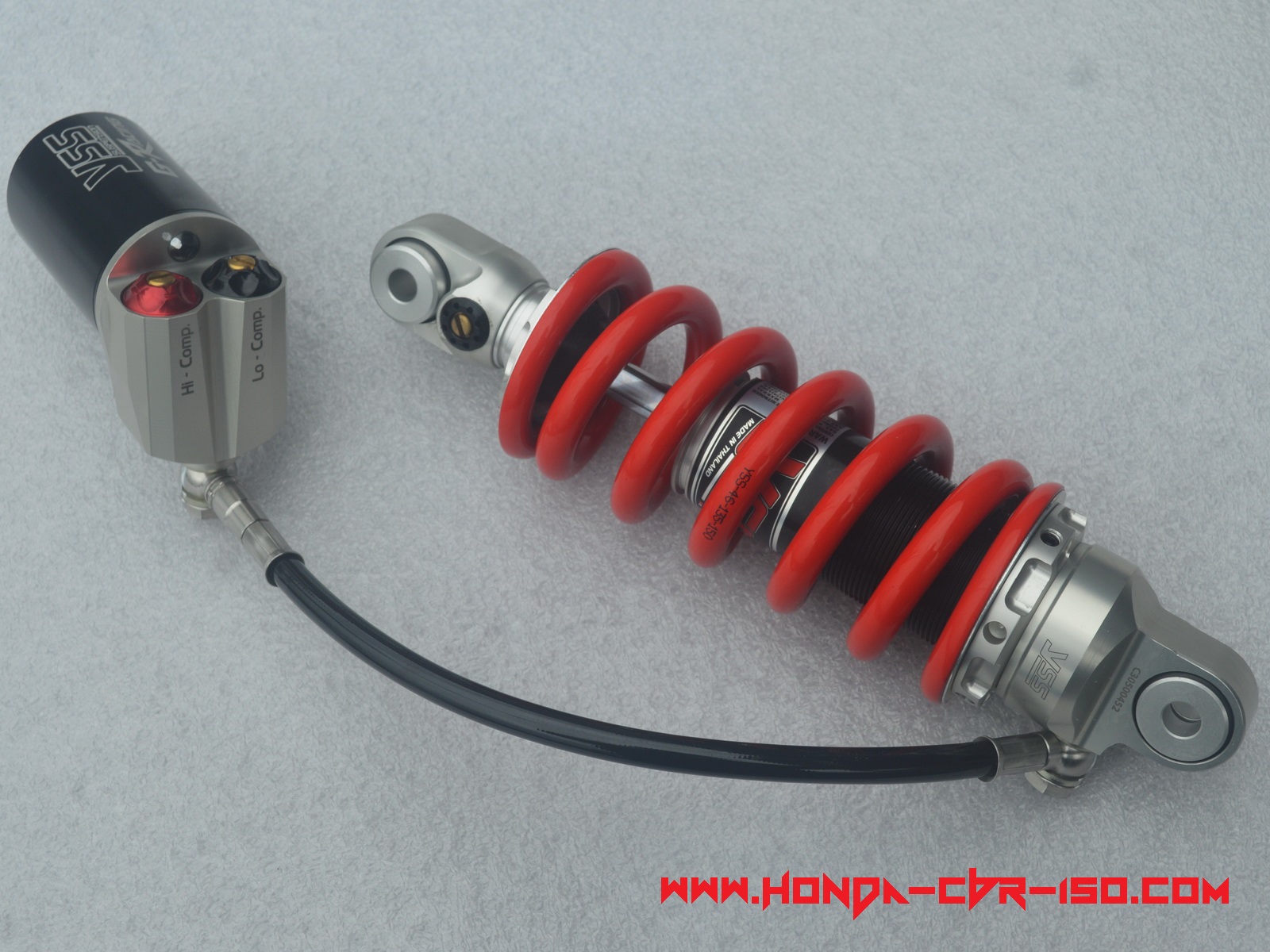 Genuine Honda CBR 150 racing adjustable YSS rear GAS shock damper aluminium case upside down front forks tube spring simmering