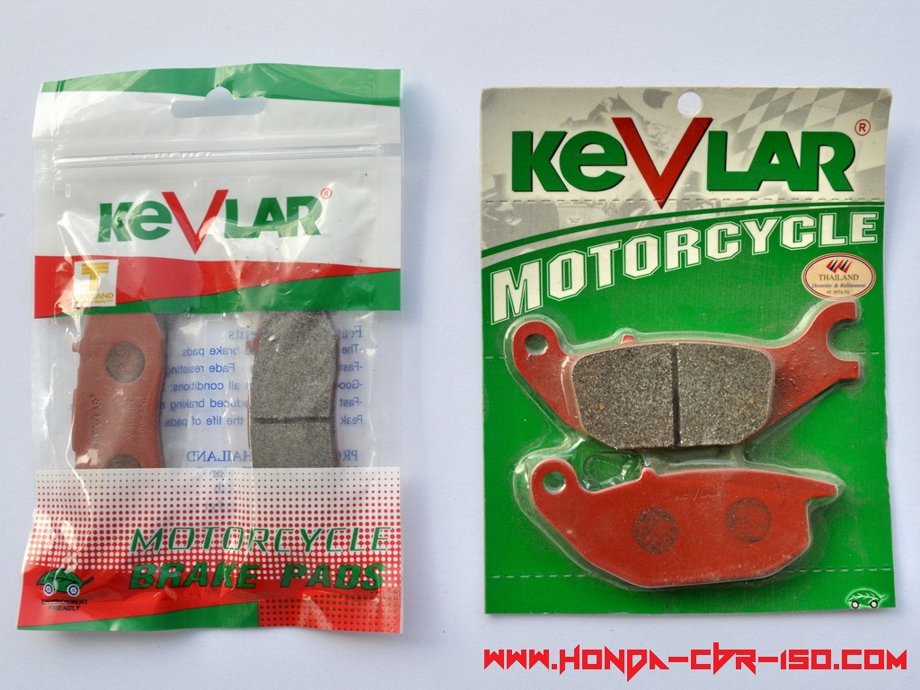 Genuine Honda CBR 150 racing master cylinder kevlar brake pad shoes